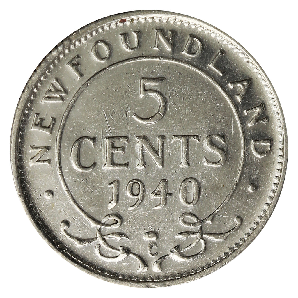 1940C Newfoundland 5-cents Very Fine (VF20)