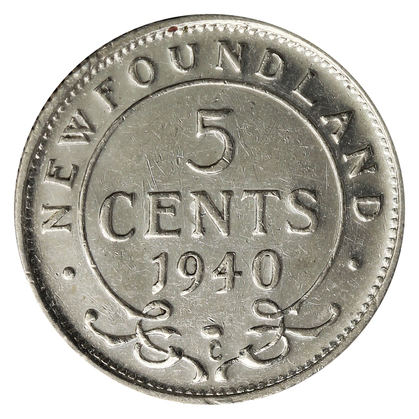 1940C Newfoundland 5-cents Very Fine (VF20)