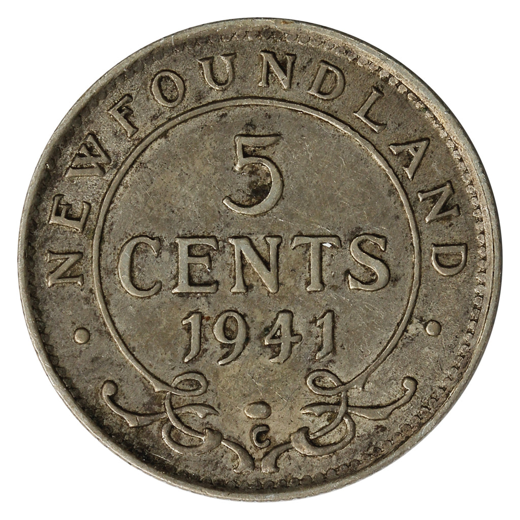 1941C Newfoundland 5-cents VF-EF (VF30)