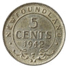 1942C Newfoundland 5-cents VF-EF (VF30)