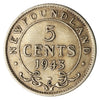 1943C Newfoundland 5-cents F-VF (F15)