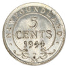 1944C Newfoundland 5-cents AU-UNC (AU-55)