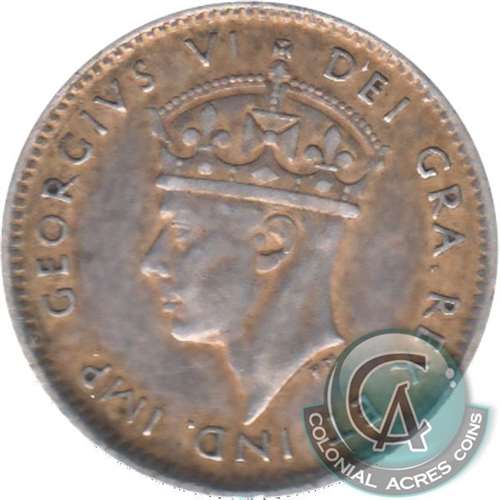 1944C Newfoundland 5-cents F-VF (F15)