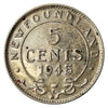 1945C Newfoundland 5-cents Extra Fine (EF40)