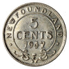 1947C Newfoundland 5-cents Extra Fine (EF40)
