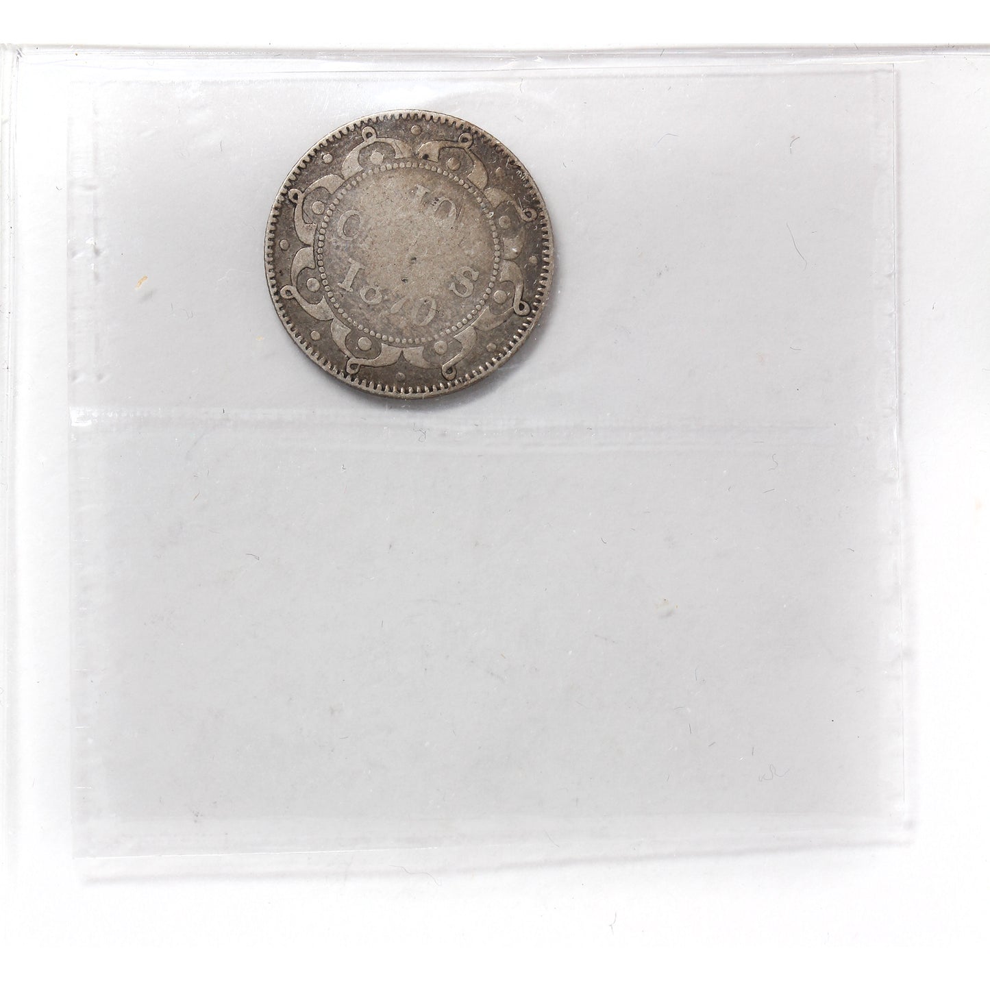 1870 Newfoundland 10-cents ICCS Certified VG10