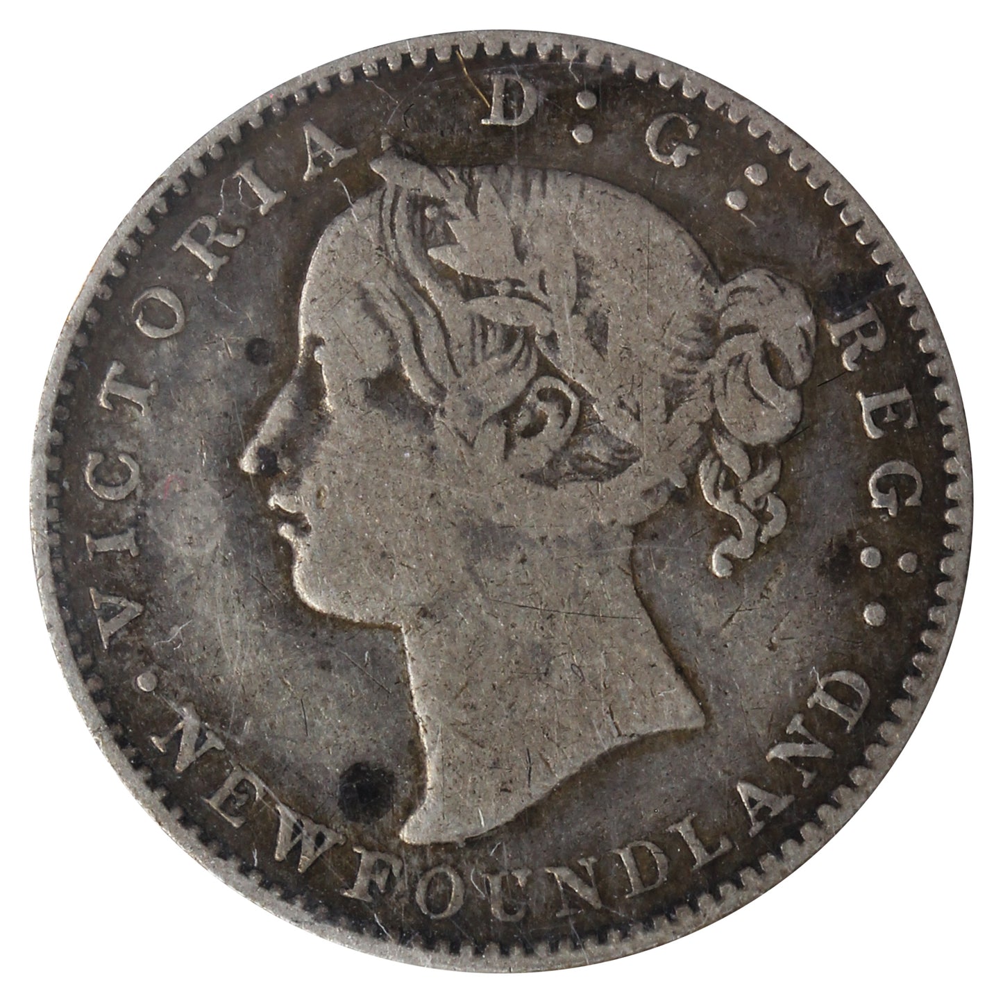 1870 Newfoundland 10-cents ICCS Certified VG10