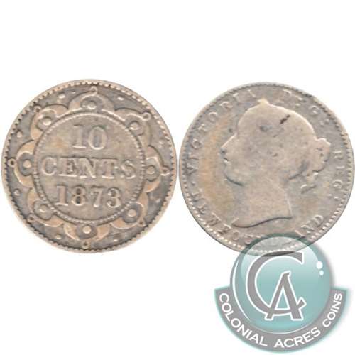 1873 Newfoundland 10-cents Good (G4) $