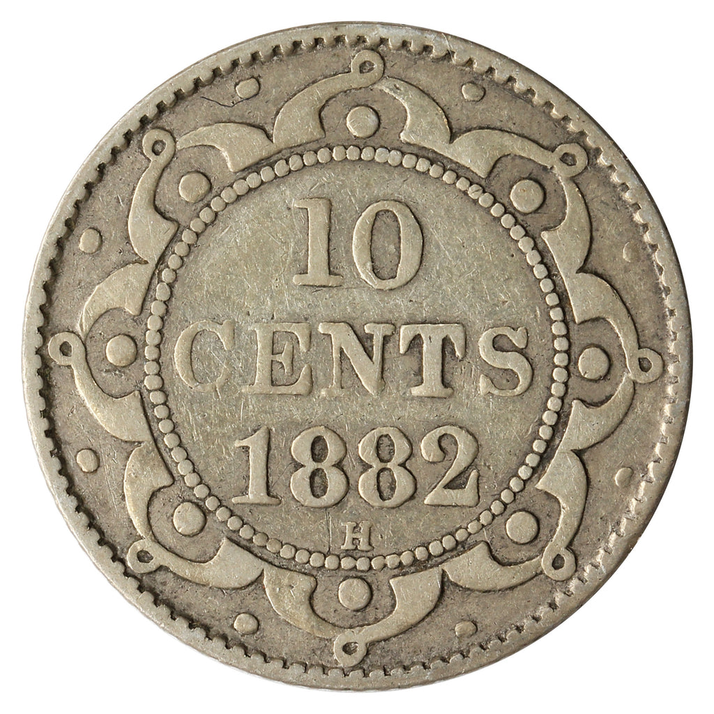1882H Newfoundland 10-cents VG-F (VG10) $