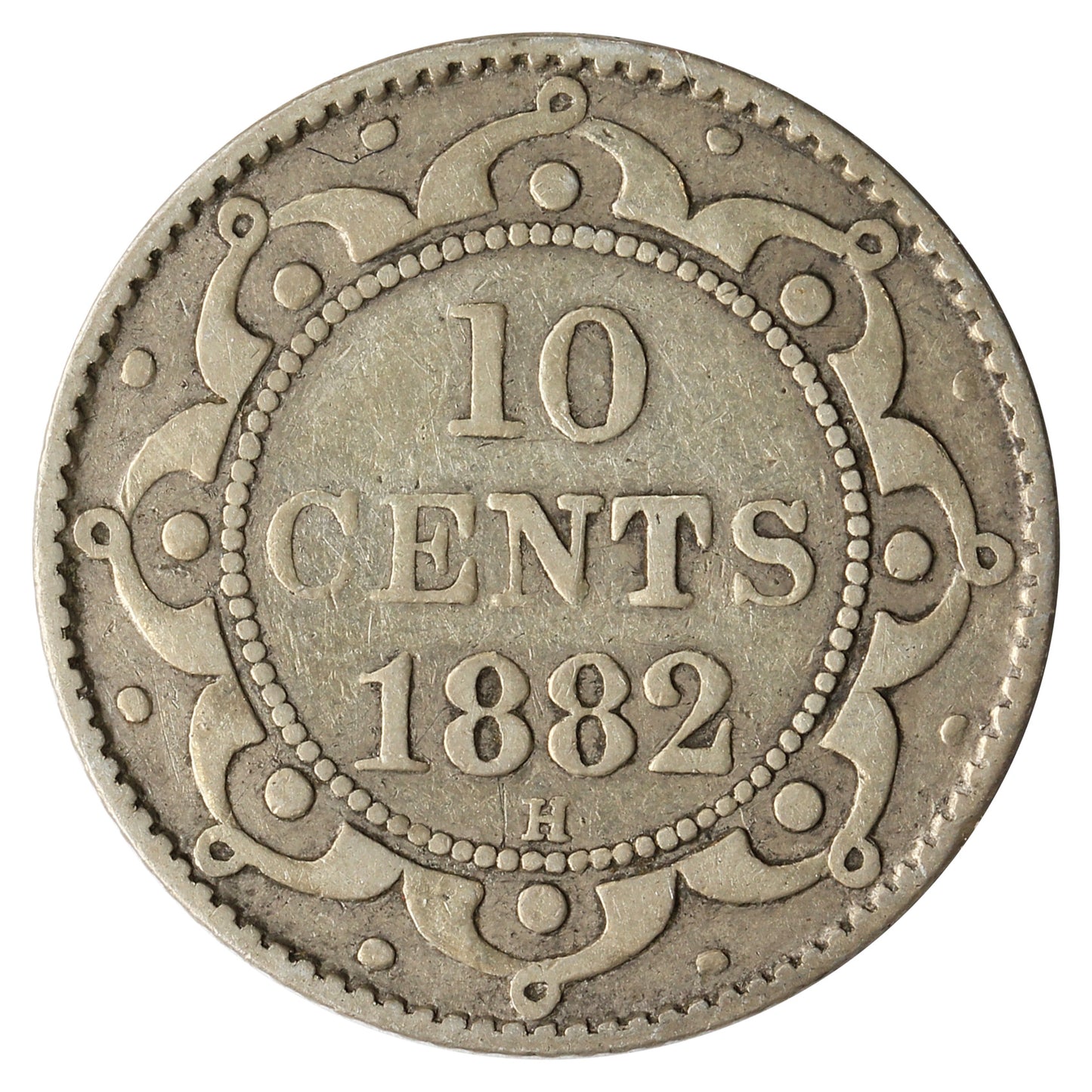 1882H Newfoundland 10-cents VG-F (VG10) $