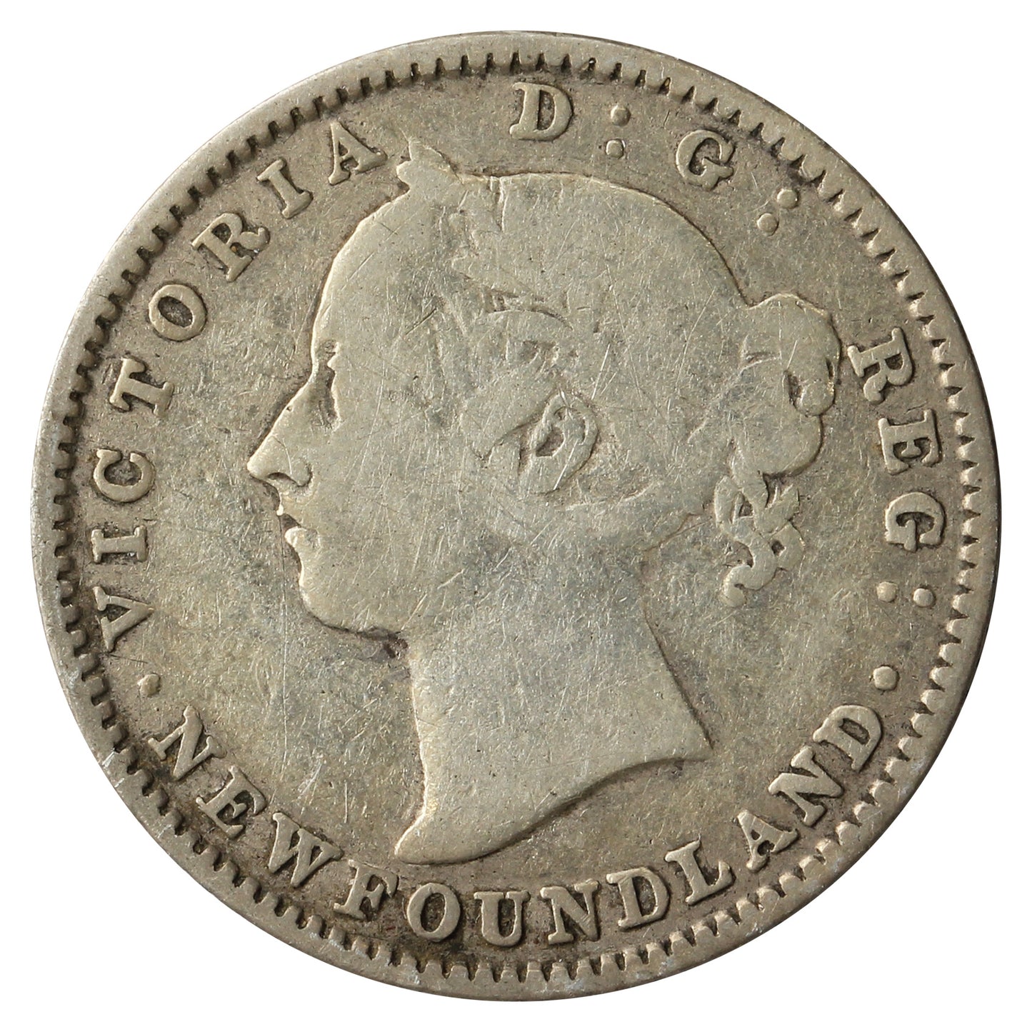 1882H Newfoundland 10-cents VG-F (VG10) $