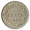 1888 Newfoundland 10-cents VG-F (VG-10) $