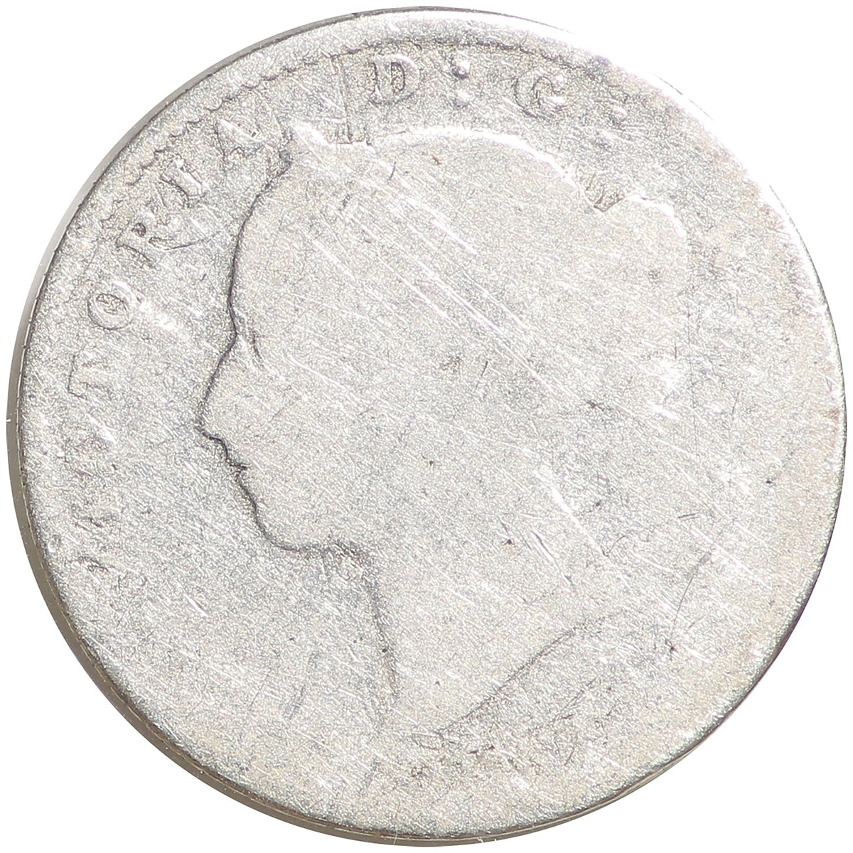 1890 Newfoundland 10-cents About Good (AG3)