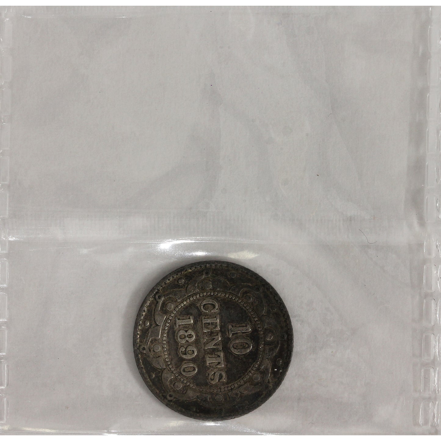 1890 Newfoundland 10-cents ICCS Certified F15