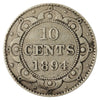 1894 Newfoundland 10-cents Fine (F12)