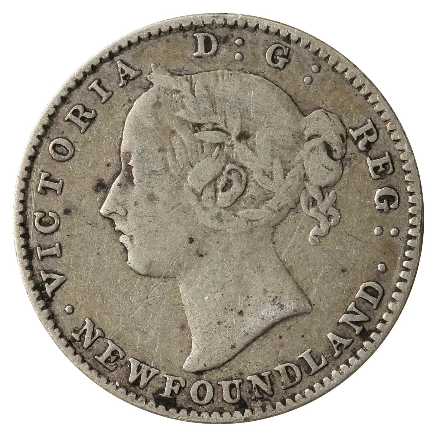 1894 Newfoundland 10-cents F-VF (F15)
