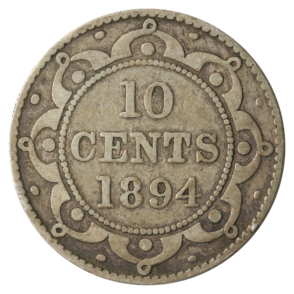 1894 Newfoundland 10-cents G-VG (G6)