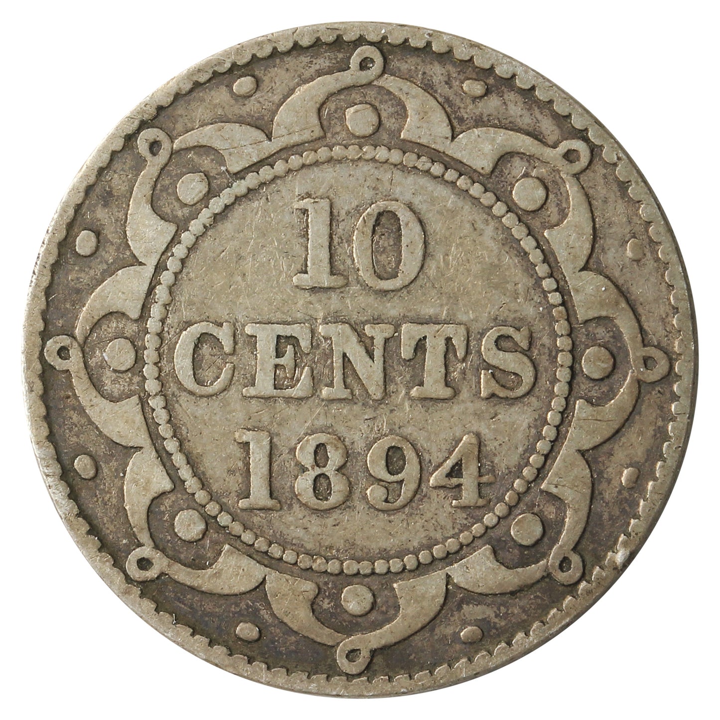 1894 Newfoundland 10-cents G-VG (G6)