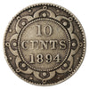 1894 Newfoundland 10-cents Very Good (VG8)