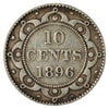 1896 Newfoundland 10-cents Fine (F12)