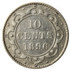 1896 Newfoundland 10-cents F-VF (F-15)
