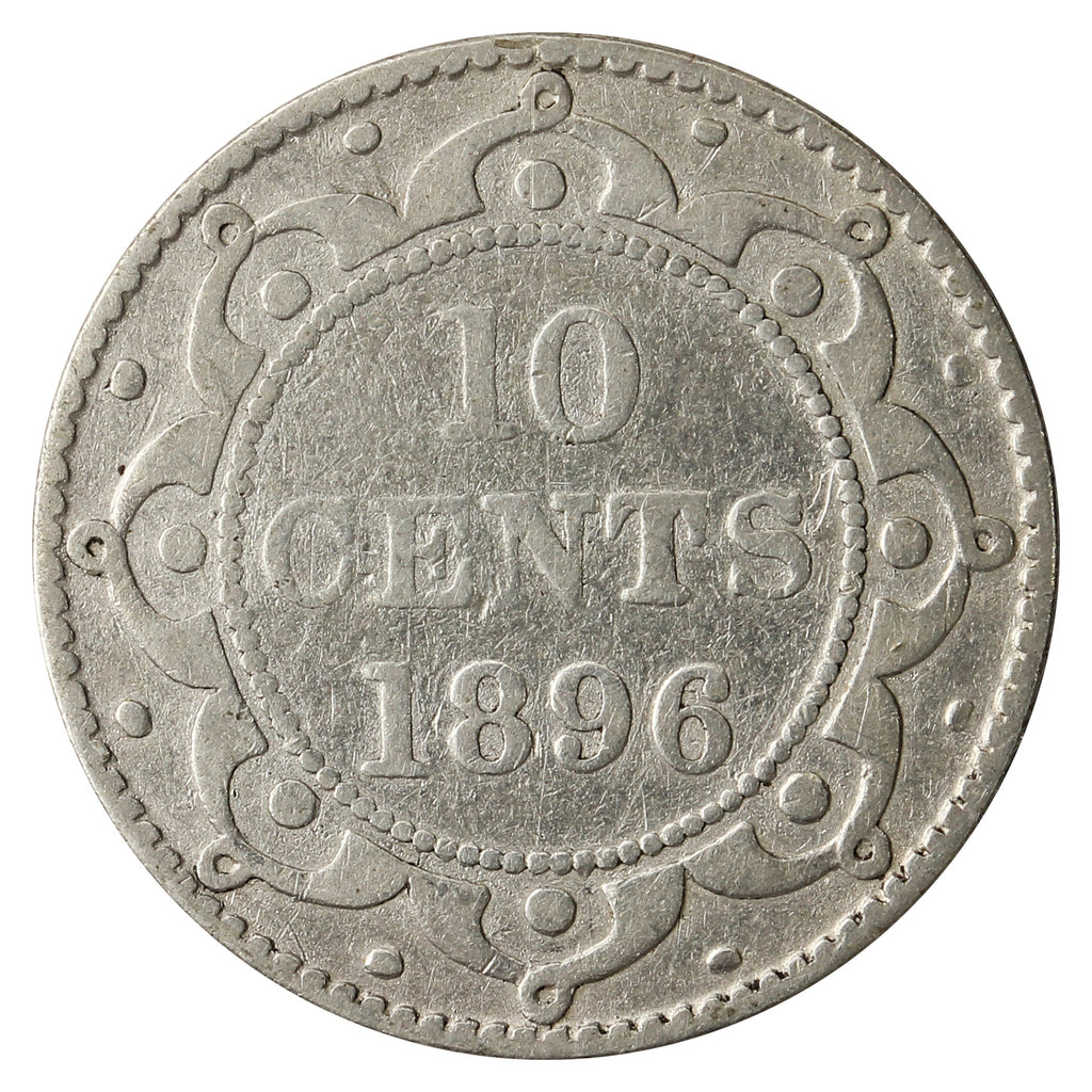 1896 Newfoundland 10-cents Good (G4)