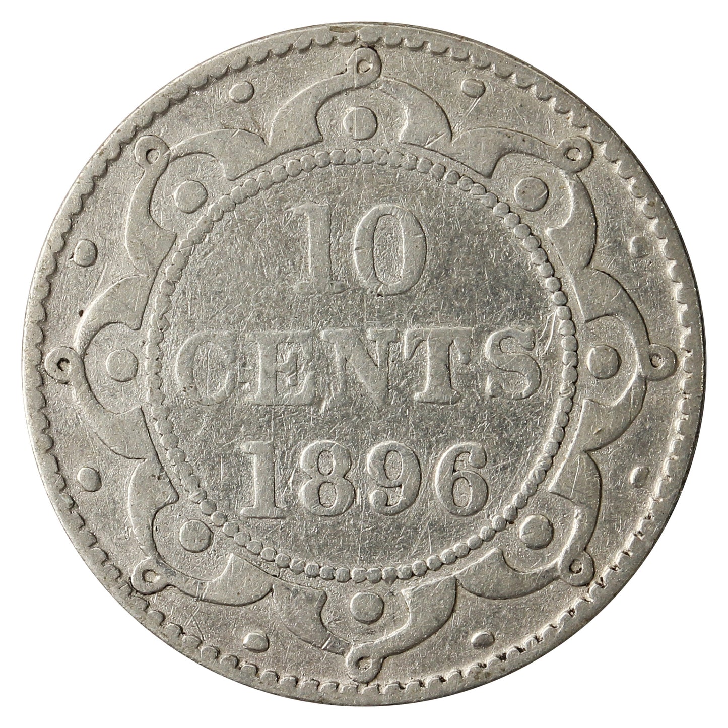 1896 Newfoundland 10-cents Good (G4)