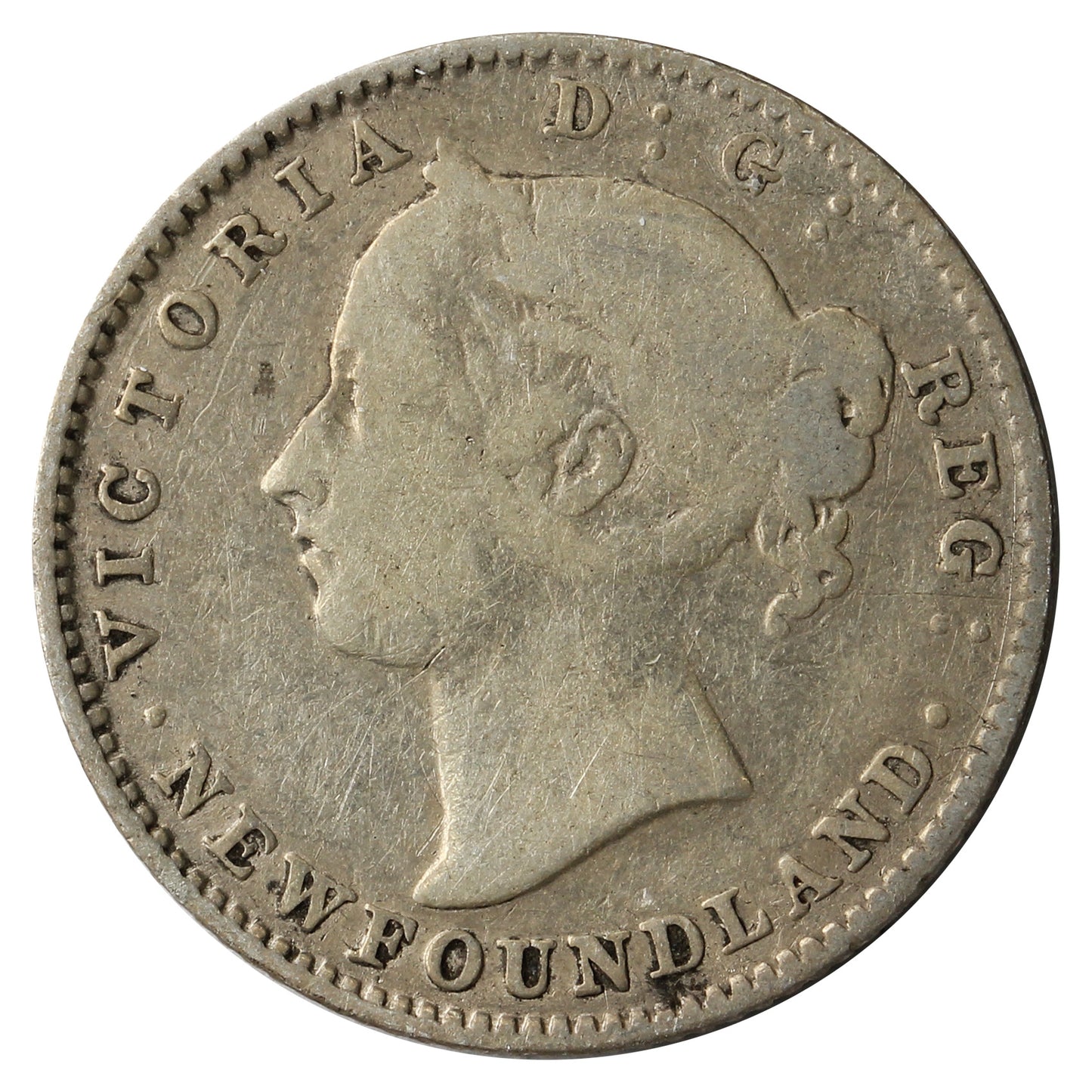 1896 Newfoundland 10-cents VG-F (VG10)