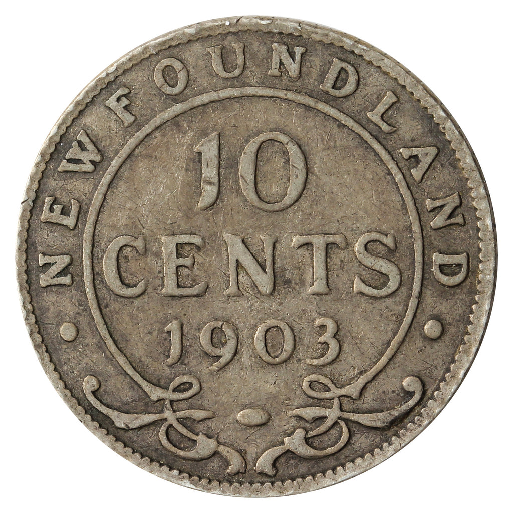 1903 Newfoundland 10-cents Good (G4)