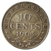 1903 Newfoundland 10-cents Very Good (VG8)