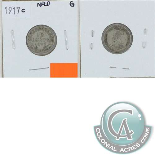 1917C Newfoundland 10-cents Good (G4)