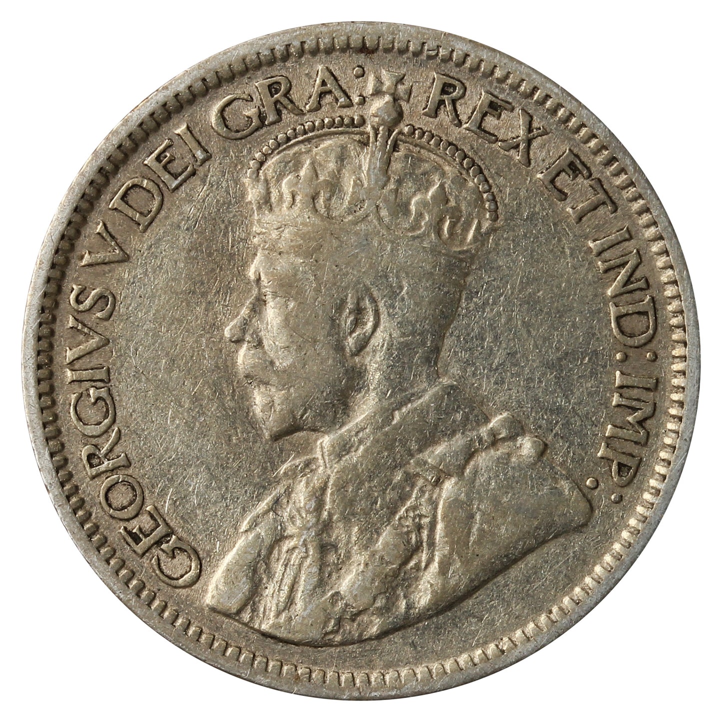 1919C Newfoundland 10-cents F-VF (F15)