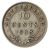 1938 Newfoundland 10-cents Very Fine (VF20)