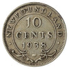 1938 Newfoundland 10-cents VG-F (VG10)