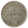1940 Newfoundland 10-cents F-VF (F-15)