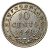1940 Newfoundland 10-cents Very Fine (VF20)