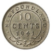 1941C Newfoundland 10-cents EF-AU (EF-45)