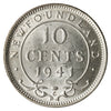 1941C Newfoundland 10-cents Uncirculated (MS-60) $