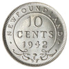 1942C Newfoundland 10-cents AU-UNC (AU-55)