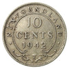1942C Newfoundland 10-cents Fine (F12)