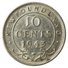 1943C Newfoundland 10-cents Extra Fine (EF40)