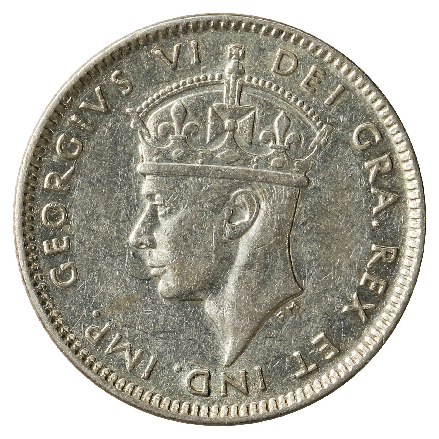 1943C Newfoundland 10-cents Extra Fine (EF40)