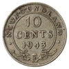 1943C Newfoundland 10-cents F-VF (F15)