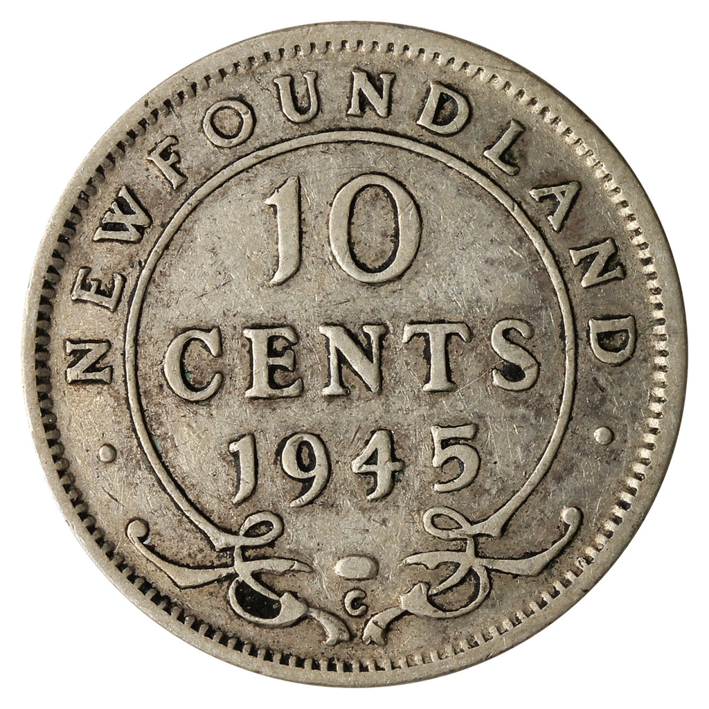 1945C Newfoundland 10-cents Fine (F12)
