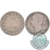 1870 Newfoundland 20-cents About Good (AG3)