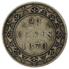 1870 Newfoundland 20-cents Fine (F12) $