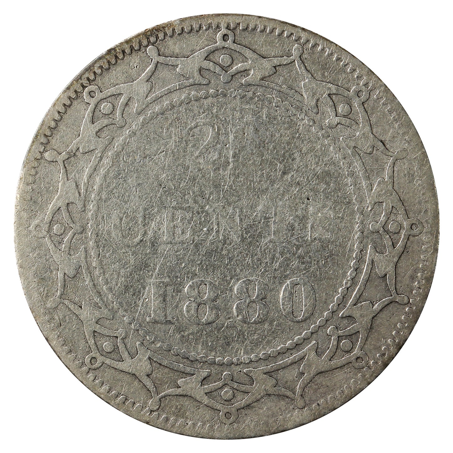 1880 Newfoundland 20-cents G-VG (G6)