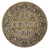 1881 Newfoundland 20-cents Fine (F12)