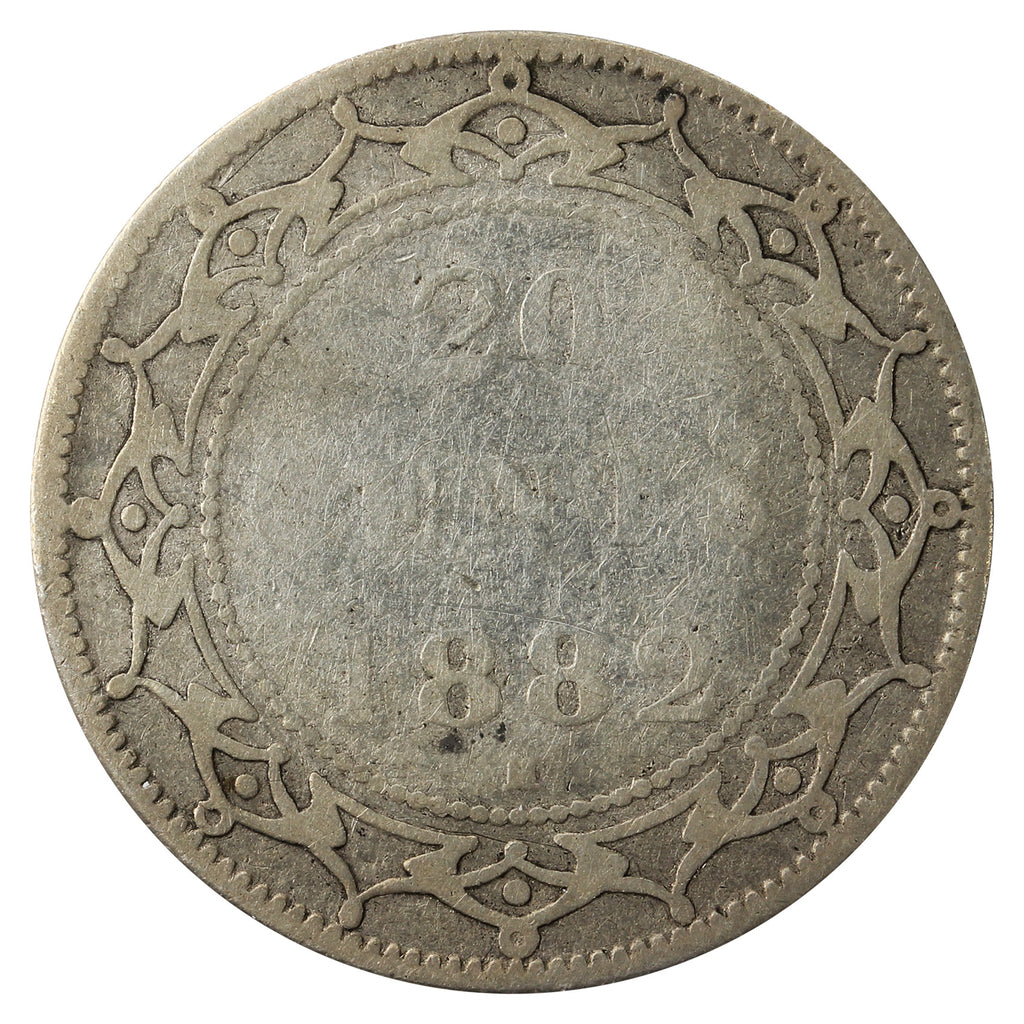 1882H Newfoundland 20-cents G-VG (G6)