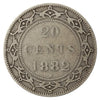 1882H Newfoundland 20-cents Very Good (VG8)